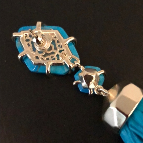 KENDRA SCOTT TASSLE DROP STATEMENT EARRINGS - Picture 4 of 8